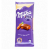 Шоколад Milka молочний з цілим мигдалем 90г