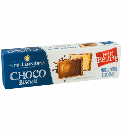 Шоколад Millennium Choco Biscuit асорті з печивом 132г