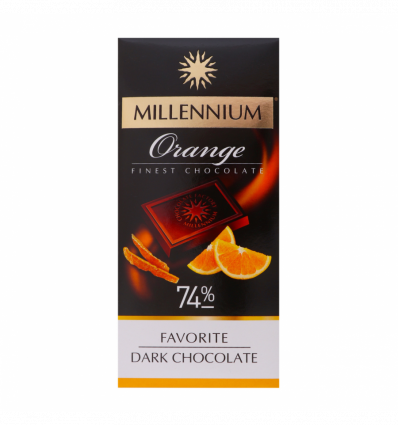 Шоколад Millennium Favorite Orange чорний 100г