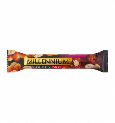 Шоколад Millennium Golden Nut чорний з лісовими горіхами 40г