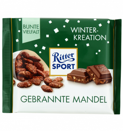 Шоколад Ritter Sport молочний з мигдалем 30% 100г