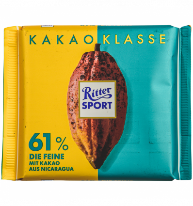 Шоколад Ritter Sport Никарагуа черный 61% 100г