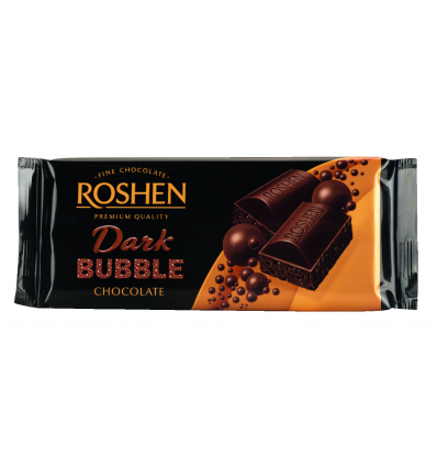Шоколад Roshen Dark Bubble пористый 80г