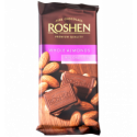 Шоколад Roshen молочный с целым миндалем 90г