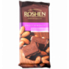 Шоколад Roshen молочний з цілим мигдалем 90г