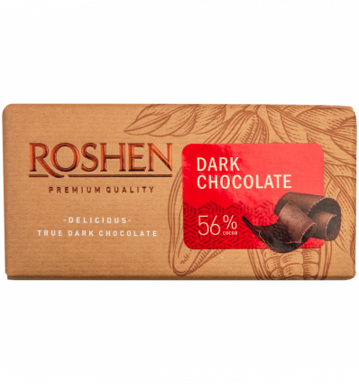 Шоколад Roshen черный 90г