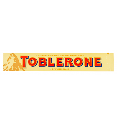 Шоколад Toblerone молочний нуга з меду та мигдалю 100г