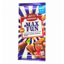 Шоколад Корона Max Fun молочный с мармеладом, печеньем и карамелью 160г
