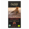 Шоколад темний Cachet органічний з вишнею та мигдалем 57% 100г