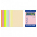 Цветная бумага BUROMAX PASTEL+NEON ассорти А4 80г/м² 50 листов ( BM.2721750E-99 )