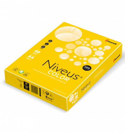 Цветная бумага NIVEUS IG50 горчичная А4 80г/м² 500л (A4.80.NVI.IG50.500)