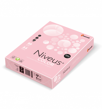 Цветная бумага NIVEUS OPI74 светло-розовая А4 80г/м² 500л (A4.80.NVP.OPI74.500)