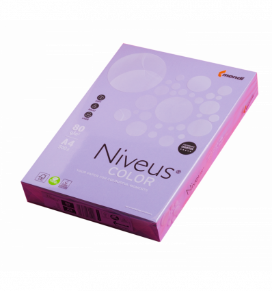 Цветная бумага NIVEUS LA12 фиолетовая А4 80г/м² 500 листов ( A4.80.NVT.LA12.500 )