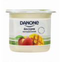 Йогурт Danone Манго-персик натуральний 2% 135г