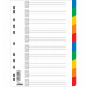 Цифровой индекс - разделитель А4, 1-10, цветной, с листом описи