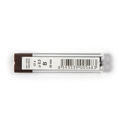 Стержні для механічних олівців KOH-I-NOOR., 0.5 мм, B ( 4152.B )