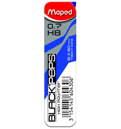Стержни к мех.каранд. (12шт) HB 0.7мм ( MP.560430 )