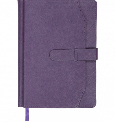 Ежедневник недатированный CREDO, A5, фиолетовый