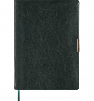 Щоденник недатований SALERNO, L2U, A4, зелений, шт.шкіра ( BM.2099-04 )