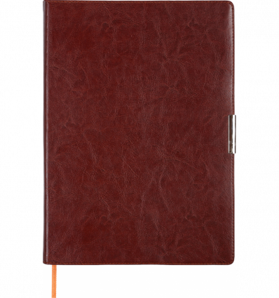 Ежедневник недатированный SALERNO, L2U, А4, коричневый, иск.кожа ( BM.2099-25 )