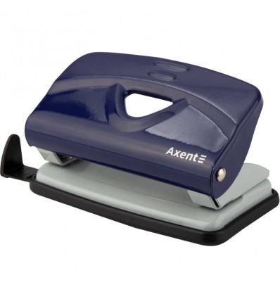 Діркопробивач Axent Exact-2 3910-02-A, металевий корпус, 10 аркушів, синій ( 3910-02-A )