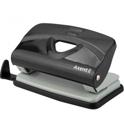 Дырокол Axent Exakt-2 3910-01-A металлический, 10 листов, черный ( 3910-01-A )