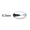 Лайнер PiN fine line, 0.3мм, пише чорним ( PIN03-200.Black )