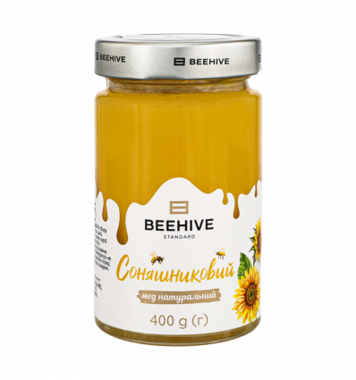 Мёд Beehive Standard Натуральный из подсолнуха 400г