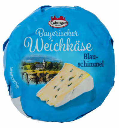 Сир Coburger Bayerischer Weichkase Blau-schimmel 45% 150г