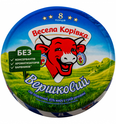 Сир плавлений Весела Корівка Вершковий 45% 120г