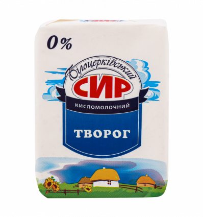 Сир кисломолочний Білоцерківський 0% 200г