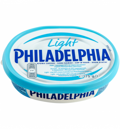 Сир Philadelphia Light м`який пастеризований 39% 175г