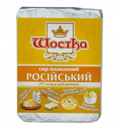 Сыр плавленый Шостка Российский 37% 90г