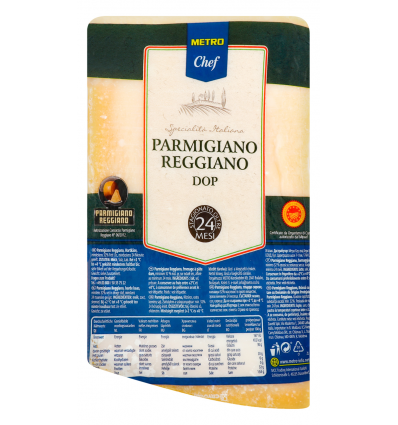 Сир Metro Chef Parmigiano Reggiano Dop 24 міс витр 32% вагов