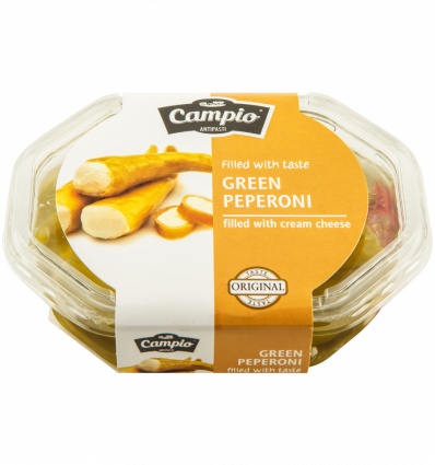 Перец Campio зеленый с сыром 250г