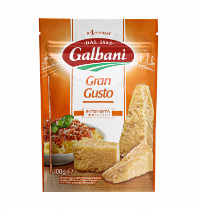 Сир Galbani Gran Gusto твердий тертий 35% 100г