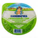 Сир кисломолочний Слов`яночка Домашній нежирний 280г