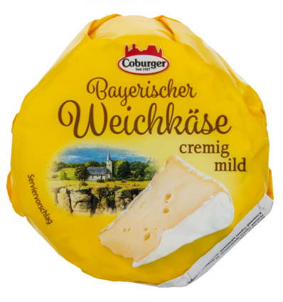 Сир Coburger Bayerischer Weichkase cremig mild 45% 150г