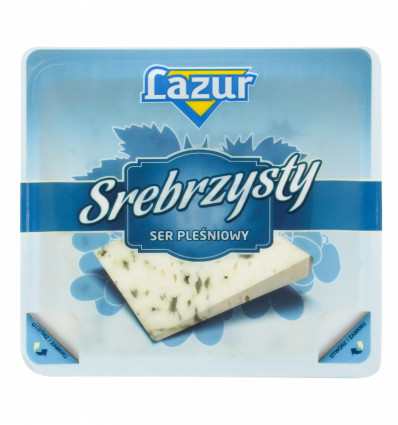 Сир Lazur Srebrzysty з пліснявою 50% 100г