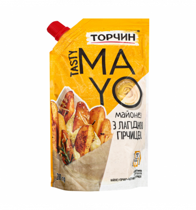 Майонез ТОРЧИН Tasty Mayo с горчицей 200г