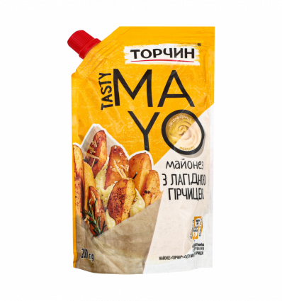 Майонез ТОРЧИН Tasty Mayo з гірчицею 200г