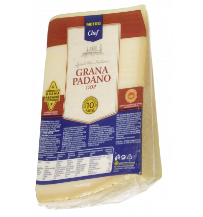 Сир Metro Chef Grana Padano 10 місяців витримки