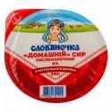 Сир кисломолочний Слов`яночка Домашній 9% 280г