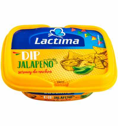 Крем-сир Lactima Dip з халапеньйо 150г