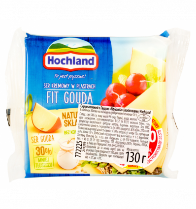 Сир Hochland Fit Gouda плавлений 26% 130г