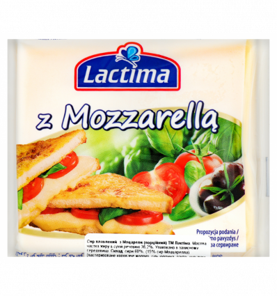 Сыр Lactima из Моцареллы плав порц 36,2% 16,25г*8шт 130г