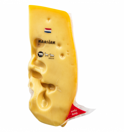Сыр Euroser Мааcдам полутвердый зрелый 45% 300г