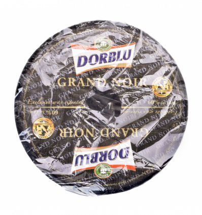 Сыр Dorblu Grand Noir с голубой плесенью полутв 60% весовой