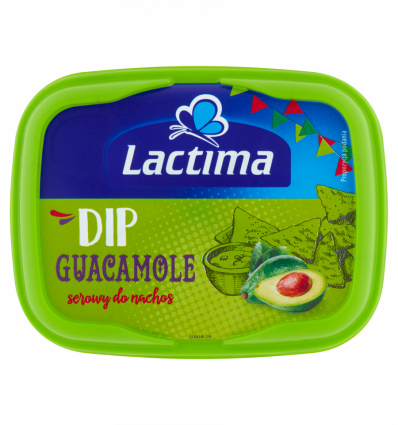 Крем-сир Lactima Dip з гуакамоле 150г