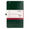 Книга записная Axent Partner Lux 8202-04-A, A5-, 125x195 мм, 96 листов, клетка, твердая обложка, зел